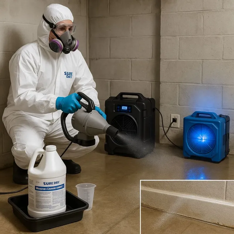 Sanitization and Odor Removal process in Middletown, CT